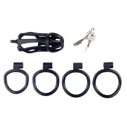 CockLock Cage de chasteté Netty XXL 11 x 4cm Noire
